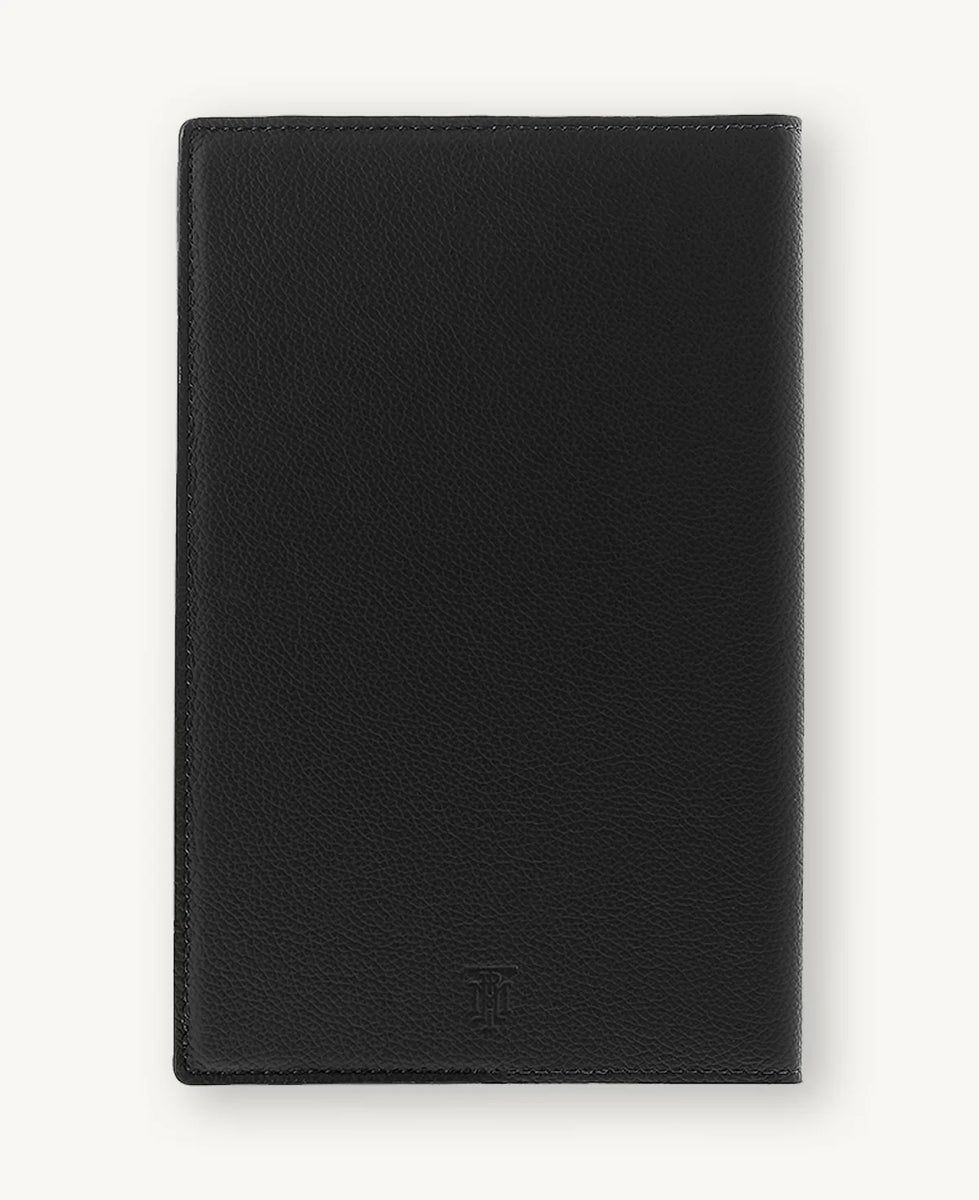 MONTROI /دفتر GRAIN LEATHER NOTEBOOK SMALL BLACK/05206