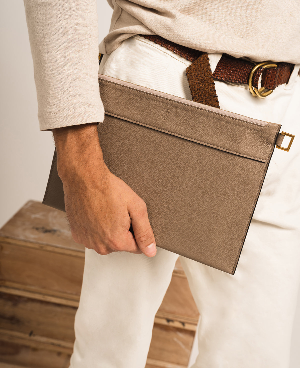 POUCH MEDIUM BEIGE
